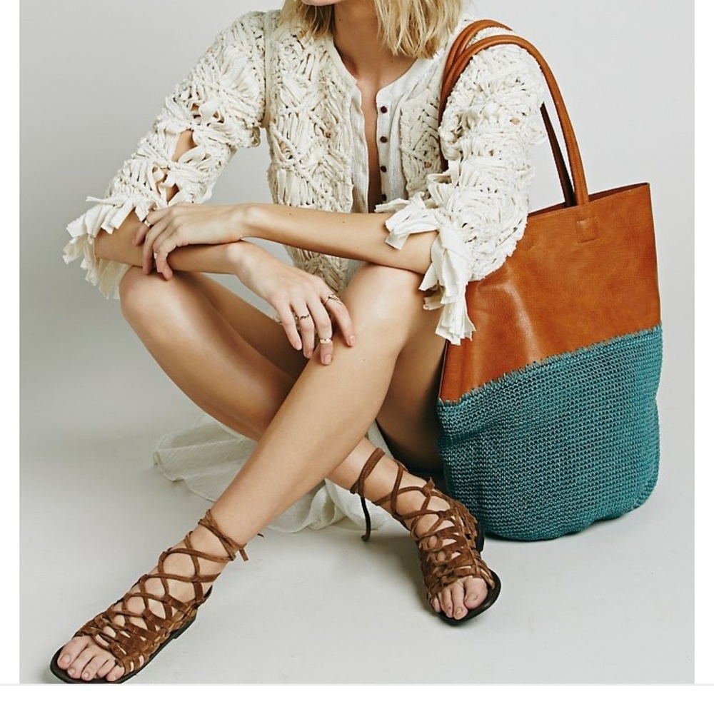 Reserved Free People Great Lengths Sandal Char NIB
